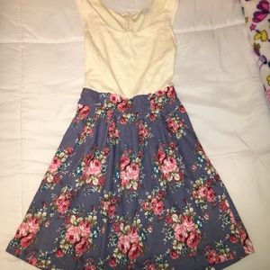 Floral/ lace dress